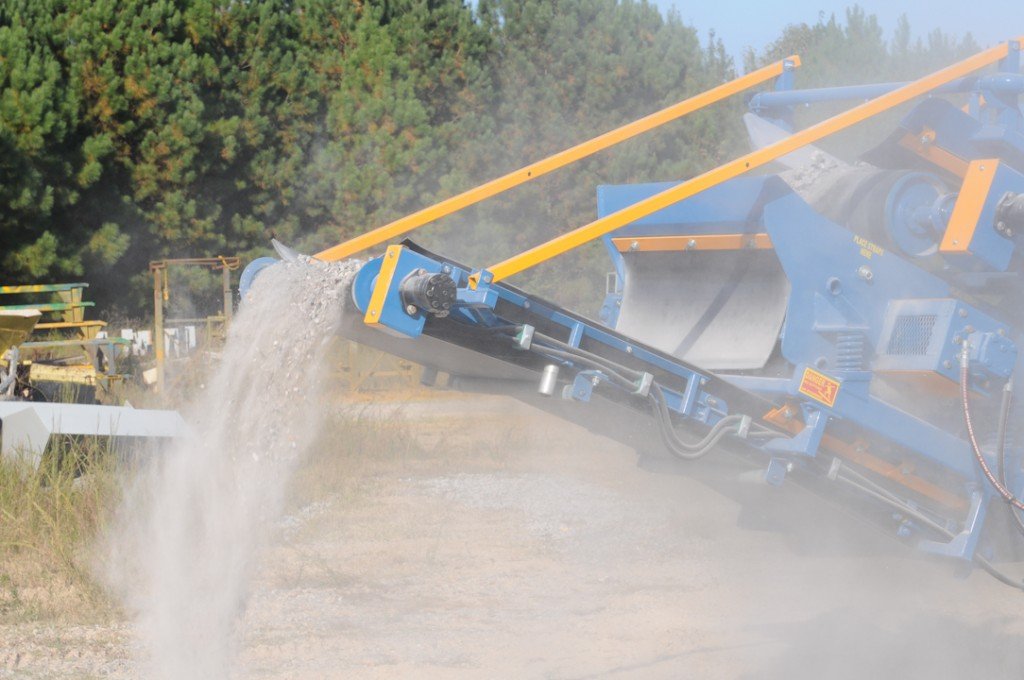 View of the Rebel Crusher Fines Conveyor