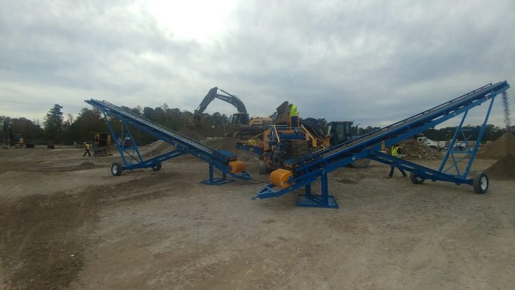 Small Crews, Big Output: How Portable Radial Stackers Help Contractors Compete at Scale